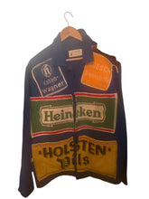 Load image into Gallery viewer, Vintage beer mat jacket
