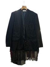 Load image into Gallery viewer, Vintage Lace Collarless Blazer
