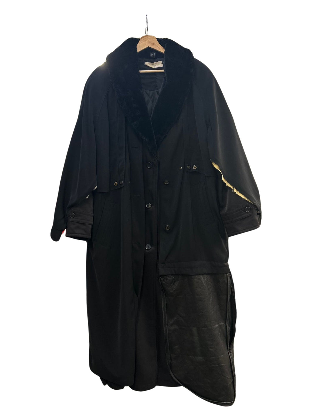 Deconstructed Double Coat with Pocket Detail