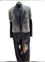 Load image into Gallery viewer, Blazer with sequin overlay
