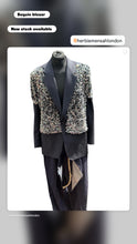 Load image into Gallery viewer, Blazer with sequin overlay
