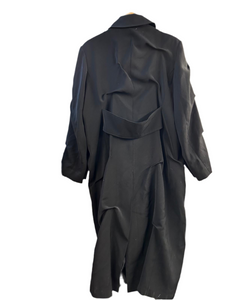Wool origami coat