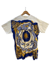 Load image into Gallery viewer, Astrology Chart Print Silk Scarf Front T-Shirt
