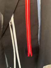 Load image into Gallery viewer, Evening tuxedo with recycled multi zip details
