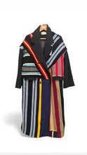 Load image into Gallery viewer, Overcoat with stripes
