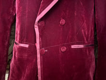 Load image into Gallery viewer, Red velvet blazer
