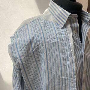 Striped Reconstructed Double Shirt