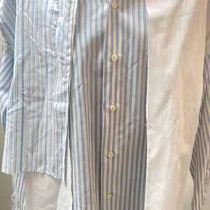 Striped Reconstructed Double Shirt