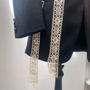 Vintage Lace Ribbon Jacket