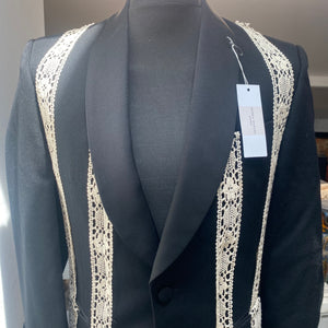 Vintage Lace Ribbon Jacket