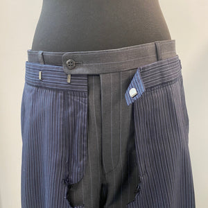 Pinstripe Layered Trousers