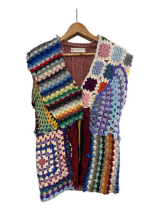 Knitted Patchwork Vest