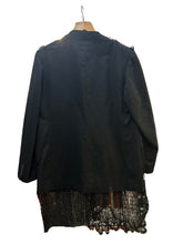 Load image into Gallery viewer, Vintage Lace Collarless Blazer
