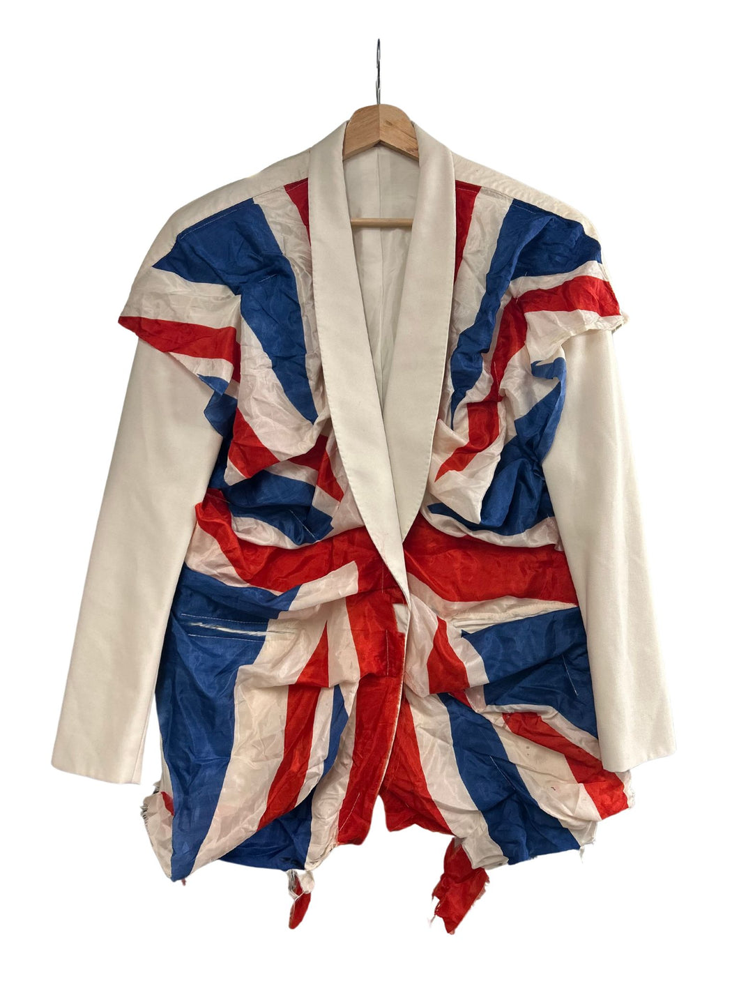 Blazer with Ruched Union Jack