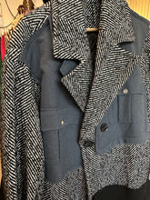 Load image into Gallery viewer, Tweed Deconstructed Overcoat
